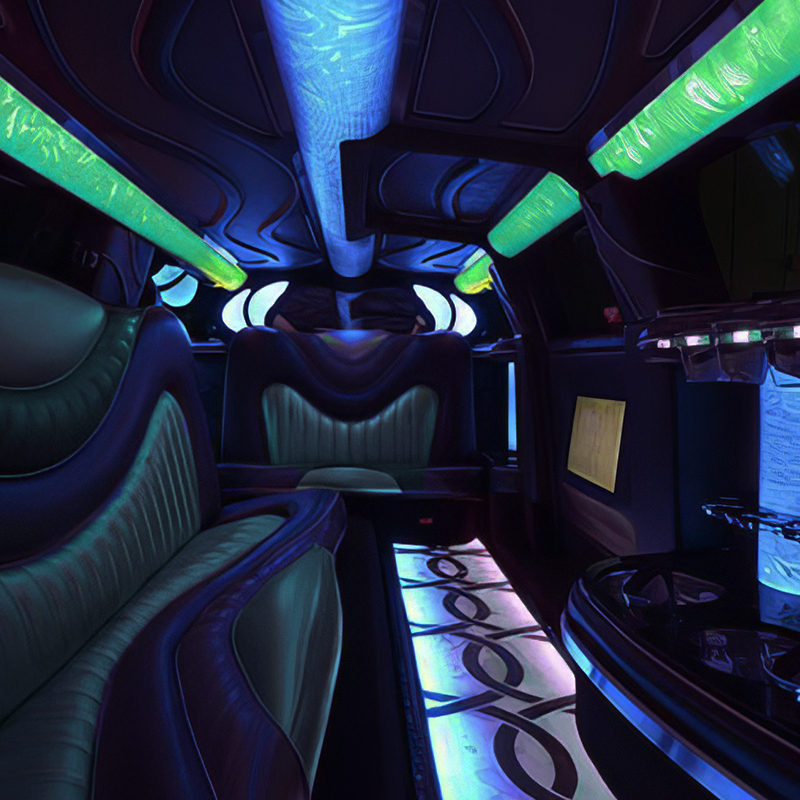 inside party bus