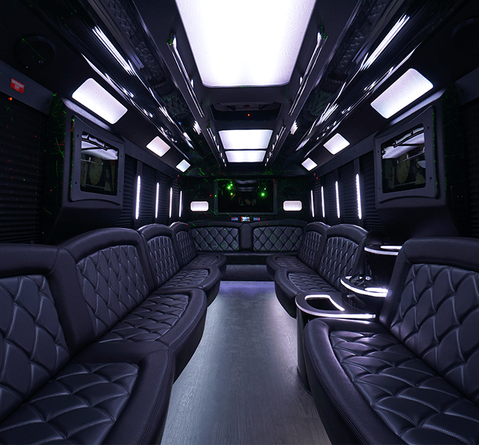 inside a party bus